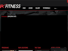 Tablet Screenshot of kickboxingbc.com